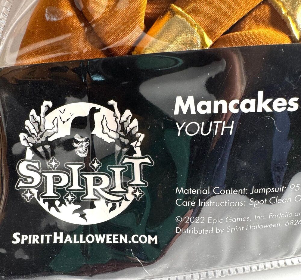 Fortnite Mancakes Youth Costume - Picture 3 of 7